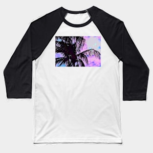 Painted Palm Sunset Baseball T-Shirt